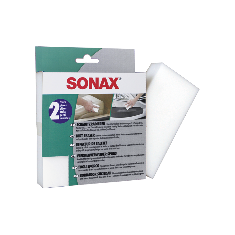SONAX Gąbka do czyszczenia plastików, gumy, skóry i kokpitu