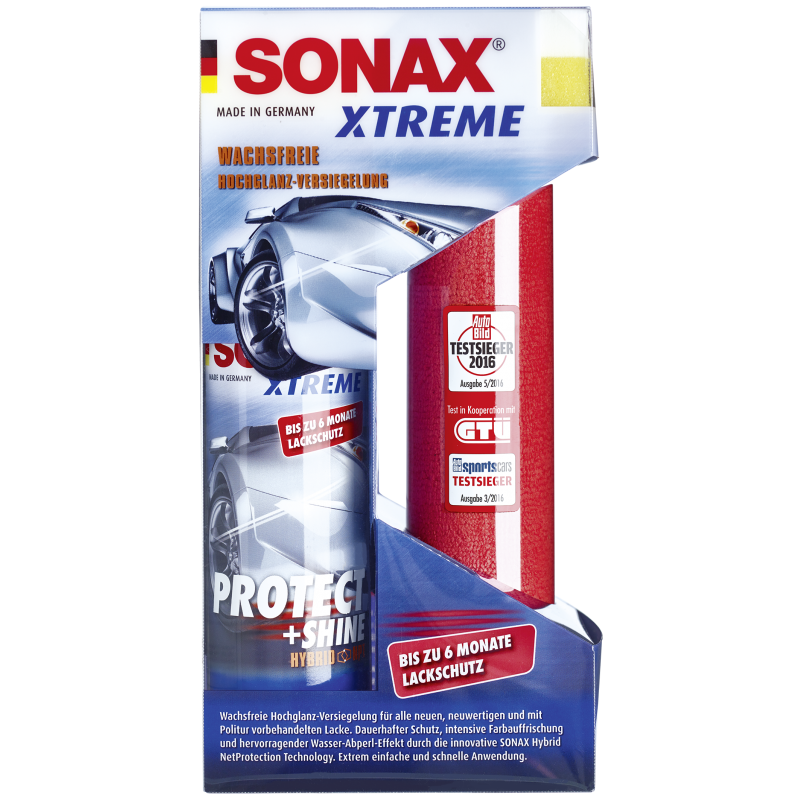 SONAX Xtreme Protect + Shine Hybrid NPT 210 ml - Zestaw do zabezpieczania lakieru