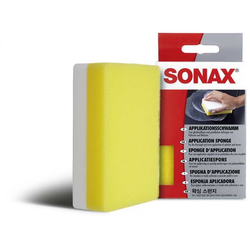 Gąbka do nakładania wosku samochodowego Sonax