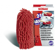 SONAX Gąbka do mycia samochodu z mikrofibry 2w1